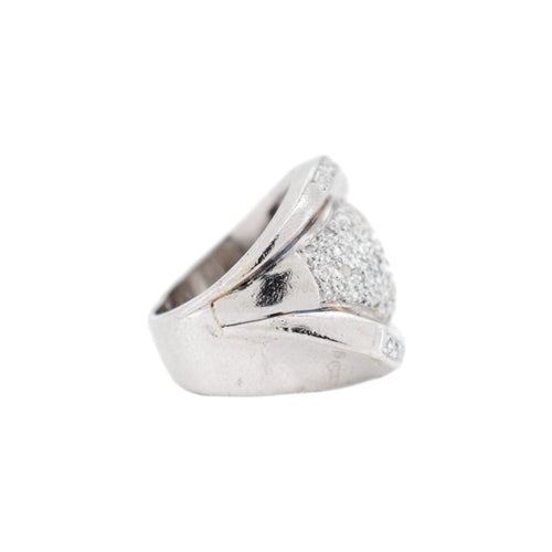 Bague 50 Bague Art Déco -Tank 1930 en platine, diamant central 0,70 ct. 58 Facettes