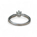 Bague 54 Bague Solitaire or blanc diamant 0.35ct 58 Facettes 282