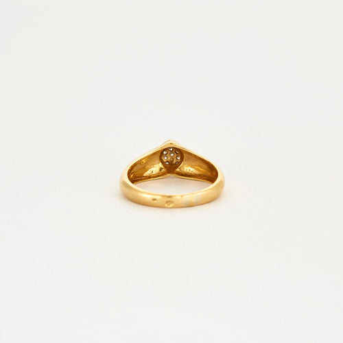 Bague 55 Bague Coeur diamants 58 Facettes LP639/10