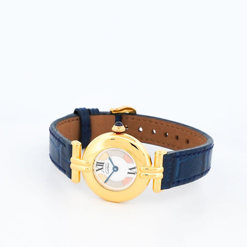 Cartier Must Colisée - Ivory trinity dial 58 Facettes