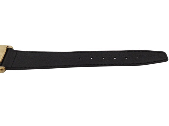 Montre vintage montre must de CARTIER tank 23 mm vermeil argent plaque or quartz 58 Facettes 136565