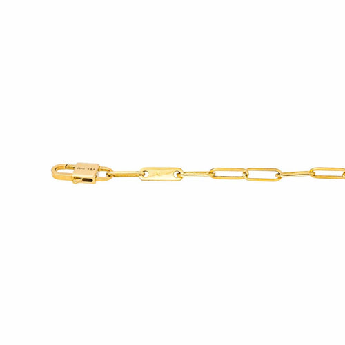 Bracelet Dinh Van  Bracelet Maillon petit modèle Or jaune Diamant 58 Facettes 4553820CN