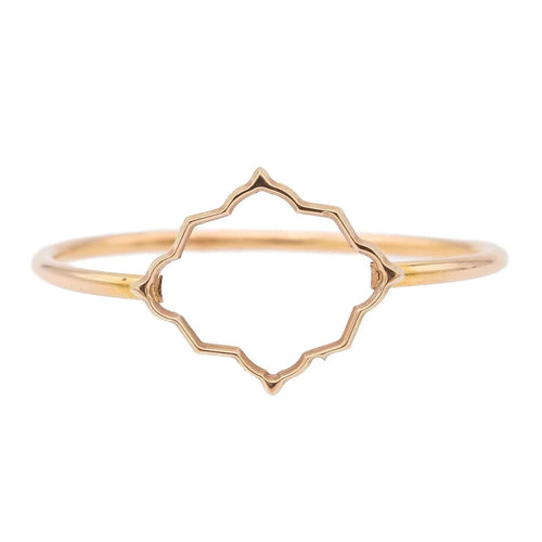 Bague 53 Bague Transparence Or rose 58 Facettes 578920RV