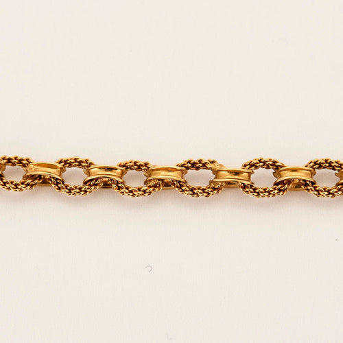 Collier Collier en or rose 18 carats 58 Facettes MON10042