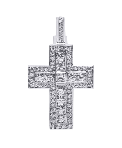 Pendentif Pendentif Or blanc 18K Diamant 58 Facettes BO200185/WHITECROSS