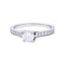 Bague 47 Bague solitaire Piaget, "Limelight", platine, diamants. 58 Facettes 33116