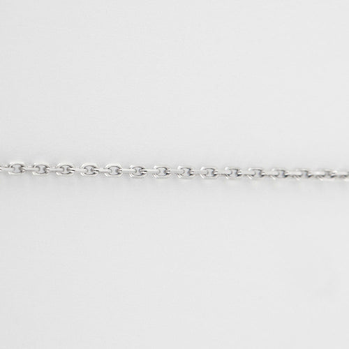 Collier Pendentif sur Chaine Diamant Or Blanc 58 Facettes