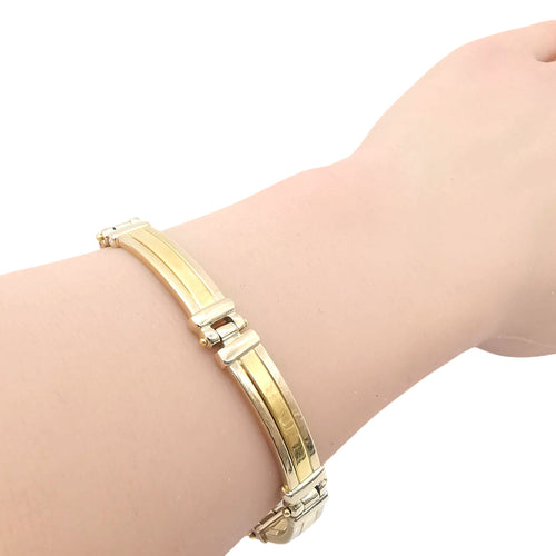 Bracelet Bracelet en or jaune et or blanc 58 Facettes