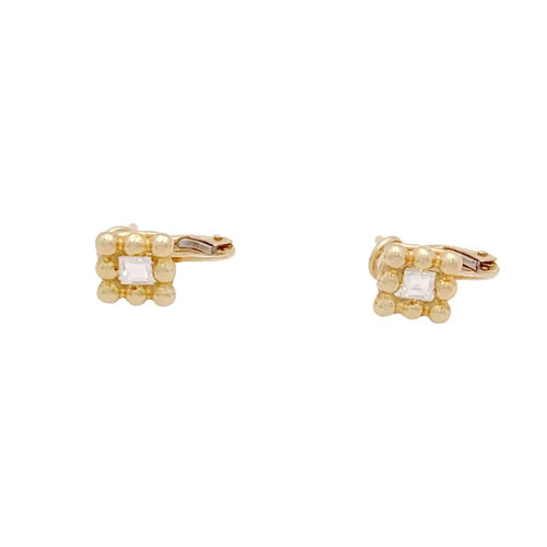 Boucles d'oreilles Boucles d'oreilles Chaumet, or jaune et diamants. 58 Facettes 35115