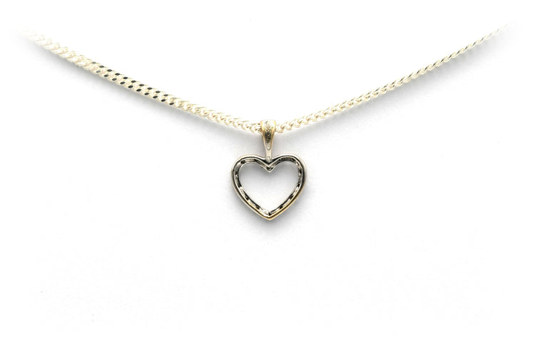 Pendentif Pendentif contemporain en or blanc serti de diamants 58 Facettes 13816