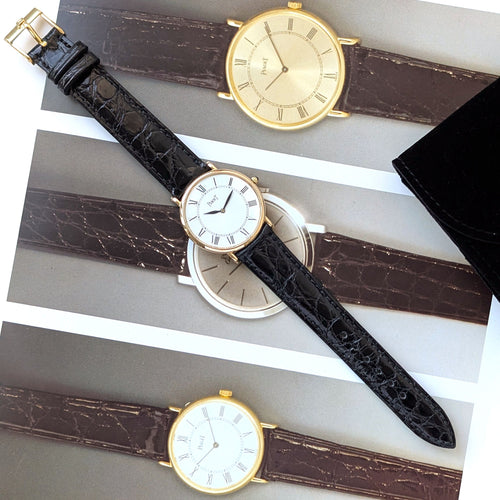 Montre PIAGET - Montre Altiplano Ultra Thin en or jaune massif 9025, calibre 9P1 à remontage manuel, année 1960, + boucle Piaget d'origine en or 58 Facettes