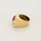 Bague 47 Bague Or jaune 18k (750 millièmes) et Platine Coral 58 Facettes FOU1198