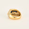 Bague Bague or jaune pavage diamants saphirs 58 Facettes LP1073/12