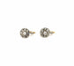 Boucles d'oreilles Boucles d'oreilles dormeuses marguerites or rose platine diamants 58 Facettes