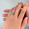 Bague 51 Bague Marguerite - Or blanc, Platine & Diamants 58 Facettes 250460R