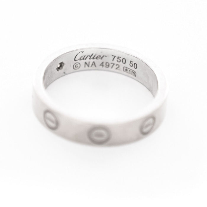 Bague 50 CARTIER - Alliance Love or gris 58 Facettes 88580