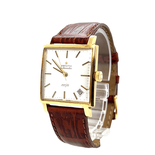 Montre ZENITH - Montre vintage automatique or jaune 58 Facettes 10081/16