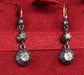 Boucles d'oreilles Boucles d'oreilles de l'époque victorienne 58 Facettes