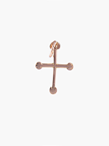 Pendentif Croix ancienne or jaune 58 Facettes