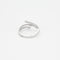Bague 54.5 Bague or blanc diamants 58 Facettes LP1019