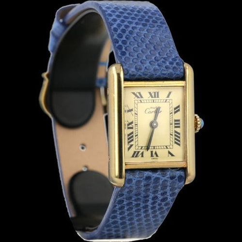 Montre Cartier Montre Tank Vermeil 58 Facettes MT42589