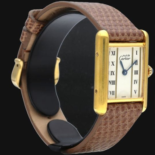 Montre Cartier Montre Tank Vermeil 58 Facettes MT42665