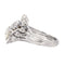 Bague 49 Bague Cocktail Or blanc Diamant 58 Facettes 3904852CN