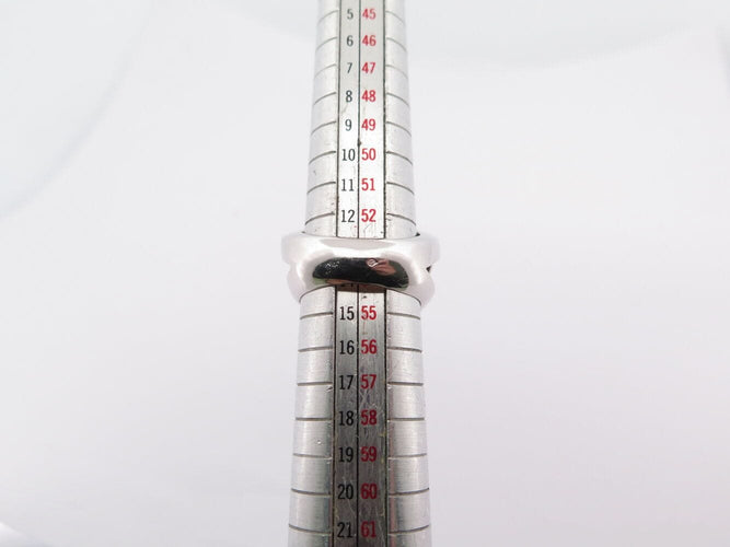 Bague 54 bague cocktail t54 or blanc 18k topaze trillion london blue diamants 0.25ct 58 Facettes 270140