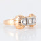 Bague 55.5 Bague or rose, platine, diamants 58 Facettes P6L2