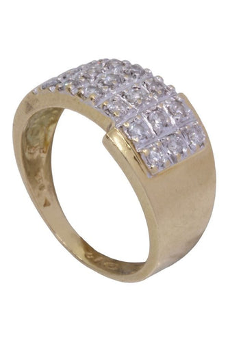 Bague 51.5 BAGUE PAVAGE DIAMANTS 58 Facettes 083491