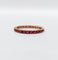 Bague 50 Alliance américaine or rubis ronds (circa 1950) 58 Facettes A05473