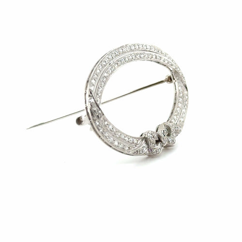 Broche Art déco - Broche Platine et Diamants 58 Facettes 1.0001839/9