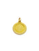 Pendentif Médaille du zodiac vierge or jaune 58 Facettes