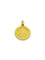 Pendentif Médaille du zodiac vierge or jaune 58 Facettes