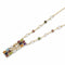 Collier BULGARI - Collier Allegra en or jaune, pierres de couleur, perles et diamants 58 Facettes