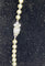 Collier Collier Art Déco 77 perles de culture, Fermoir Or et Diamants 55 Cm 58 Facettes