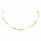 Collier Collier Or jaune Grenat, Topaze, Péridot 58 Facettes 3885006CN