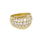 Bague 60 Bague or jaune, diamants. 58 Facettes 34449