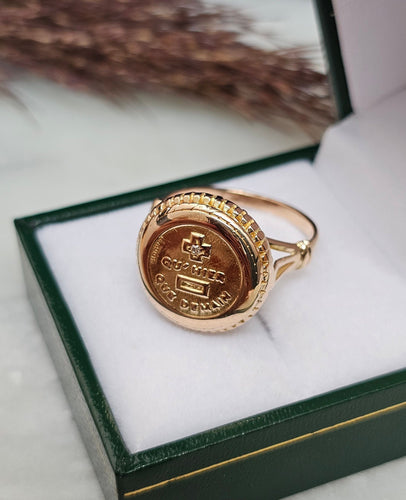 Bague 57.5 AUGIS - Bague Plus qu'hier moins que demain 58 Facettes 550