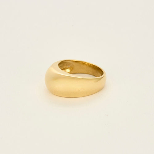 Bague 57 Bague jonc en or jaune 58 Facettes CAN1331X4