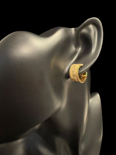 Wellendorff cercles Chokotwist en or jaune avec émail bicolore et diamants 58 Facettes