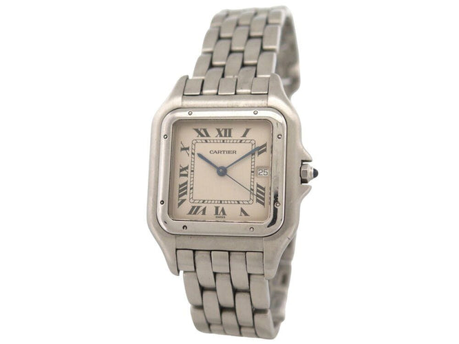 Montre montre CARTIER panthere gm 130000c quartz 41 mm acier   +boite 58 Facettes 269447
