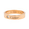 Bague 54 Cartier Bague Alliance C de Cartier Or rose Diamant 58 Facettes 4098664RV