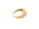 Bague 52 bague toi et moi rubis saphir et diamants t52 or jaune 18k 5gr 58 Facettes 267850