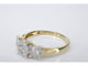 Bague 54 Bague trinité en or jaune avec diamants 58 Facettes 2102