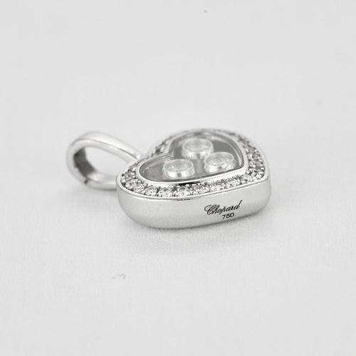 CHOPARD - Happy Diamonds - Ciondolo in oro bianco 18k e diamanti