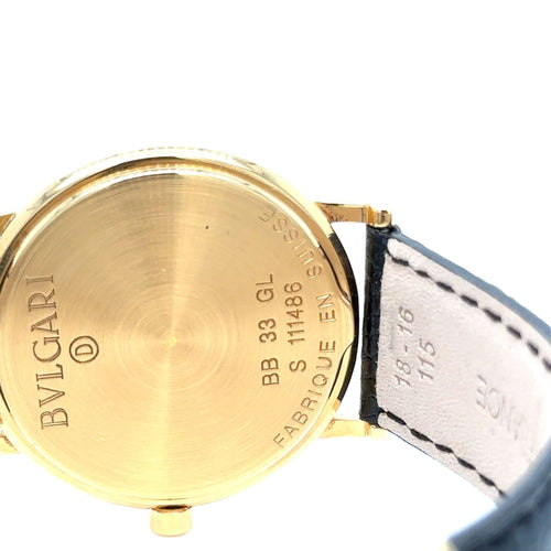Montre BULGARI - Montre Femme - Modèle BB 33 GL 58 Facettes RÉF 1.000102/2