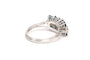Bague 62 Bague Contemporaine or blanc, saphirs et diamants (+- 0,66ct) 58 Facettes B686
