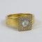 Bague 52.5 Bague Or avec Diamant Central 58 Facettes 20400000817