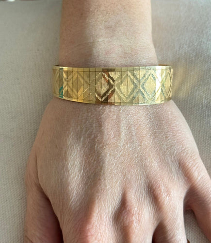 Bracelet Bracelet Articulé En Or 1970 58 Facettes